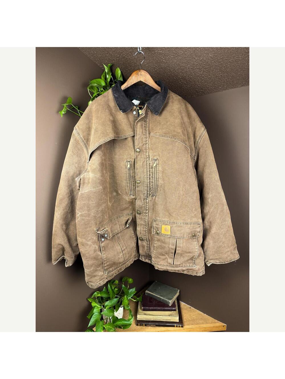 Vintage 90s Carhartt CB2582/C10 Duck Coat Jacket Made in USA 3XL Regular